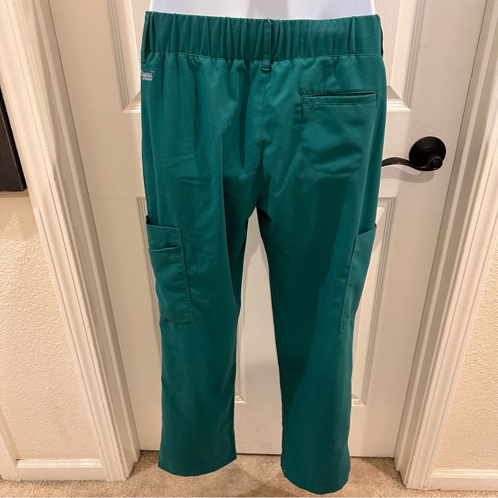 Grey’s Anatomy Signature Teal Green Women’s Midrise Straight Leg Cargo SP - - Picture 8 of 10